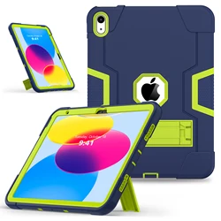 Heavy Duty Hybrid Case For iPad A16 2025 11th 10.9 2022 10th Gen. A3354 A3355 A3356 A2757 A2777 A2696 Kickstand Armor Cover Capa