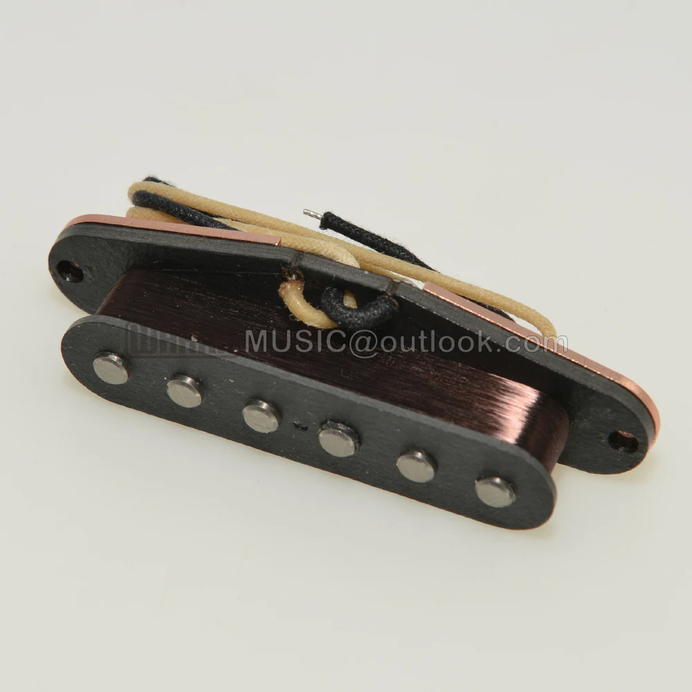 1pcs ST Guitar Pickup Imitate Tlcaster Bridge Pickup Sound with Black Base Alnico 2 Alnico 5 Magnet for Electric Guitar