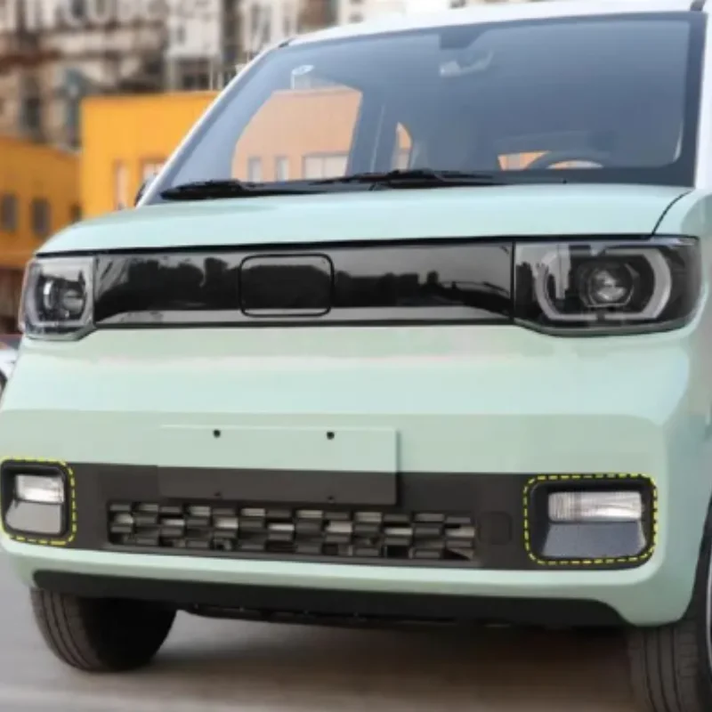 

Front Fog Lamp Cover Trim Rear Light Frame For Wuling Hongguang Mini EV Freze Nikorb EV 2020 + Car Accessories Exterior Sticker