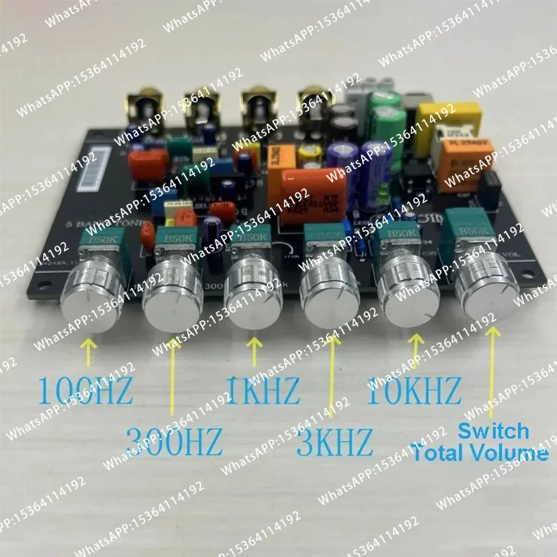 BA3822 5-Band Hi-Fi Preamp Equalizer Tuning Board​ Beyond DSP ​for Audiophile Systems​