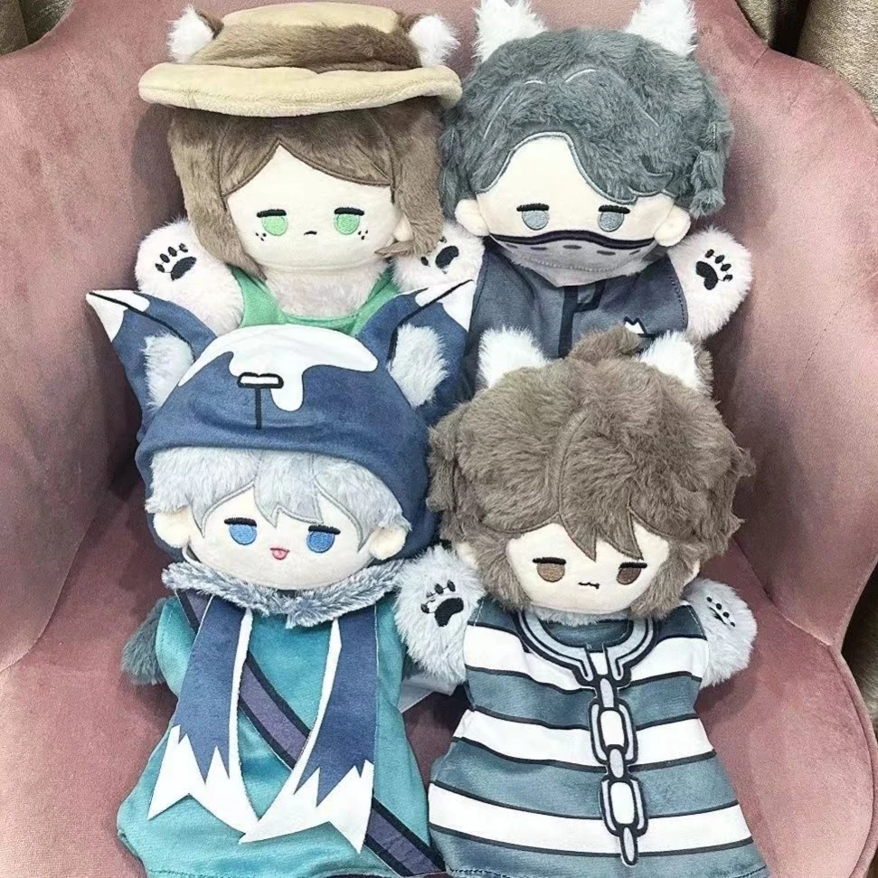 

Anime Identity 5 Cosplay Soft Hand Puppets Plush Toys Doctor Thief Gardener Mercenary Perfumer Character Doll Gifts