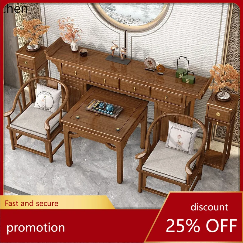 

CZ Solid Wood Altar Table Eight Immortals Table Main Hall God of Wealth Table Household Living Room