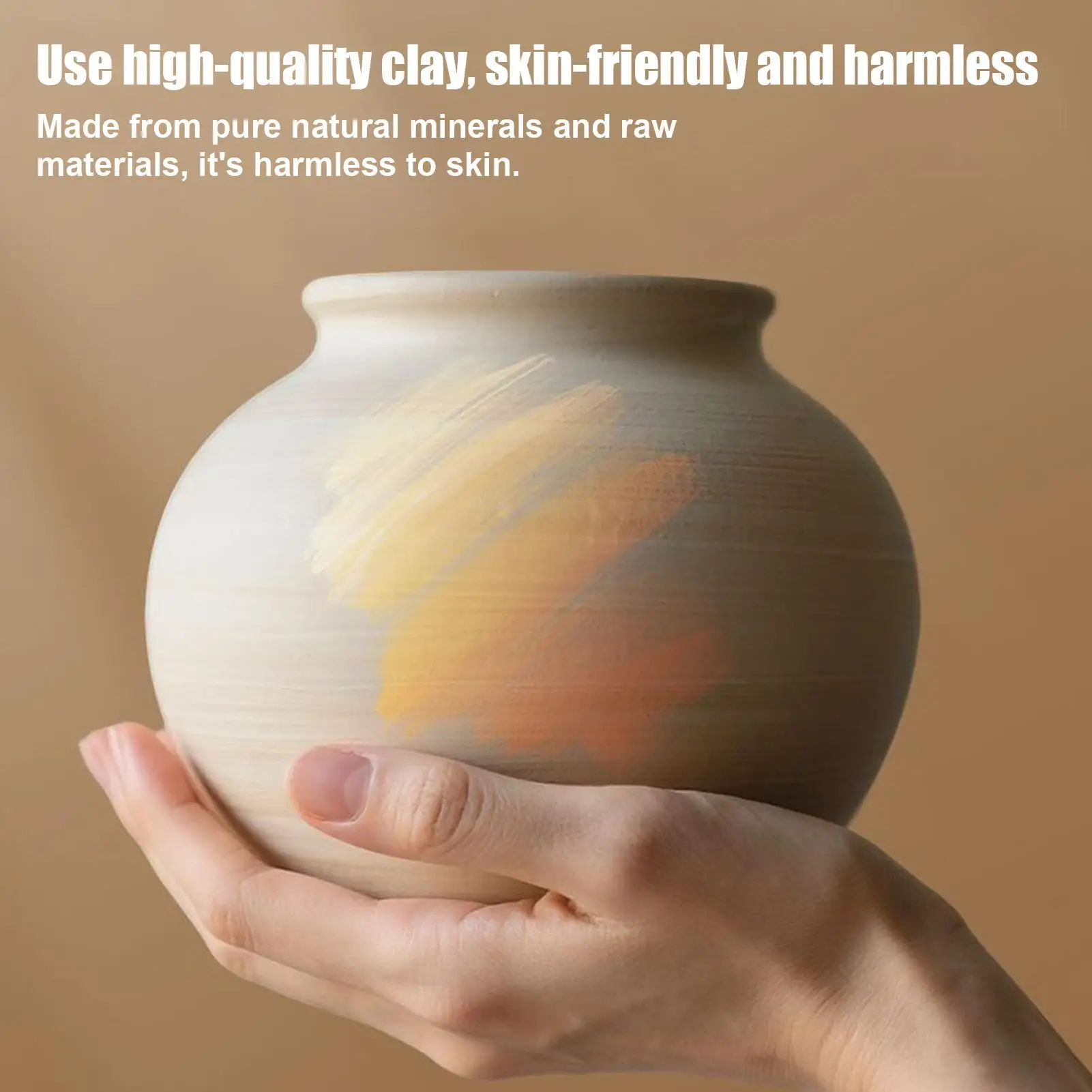 

Mini Pottery Wheel At Home Pottery Set Educational Clay Sculpting Tools For Beginners Students Girls Boys Classroom School