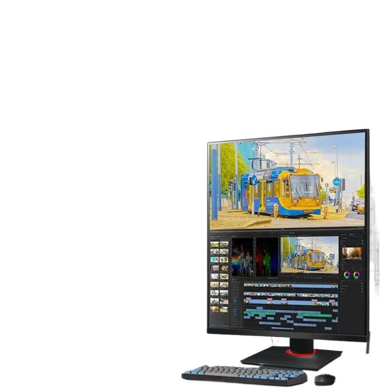 27.6 Inch 2K IPS Monitor PBP Split Screen High Definition Display for Mac Desktop Design Drawing