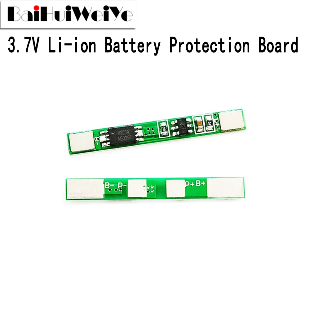 

50PCS 30PCS 10PCS 1S 3.7V 3A Li-ion BMS PCM Battery Protection Board Pcm For 18650 Lithium Ion Li Battery