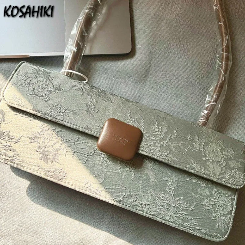 Fashion Elegant All Match Chic Shoulder Bags Women Trendy Y2k Aesthetic Handbags Korean Luxury Design Casual Fairy Underarm Bag