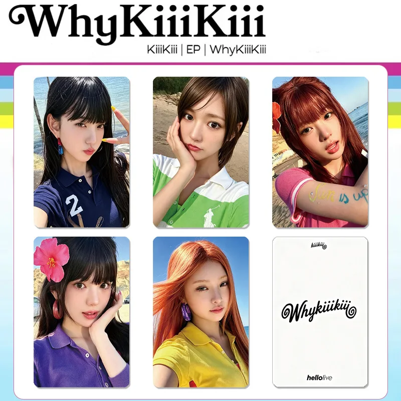 WhyKiiiKiii 3rd Mini Album Photocards POB Lucky Cards Special Photo Cards Double‑sided Lomo Cards Fan Jiyu Kya Cosplay