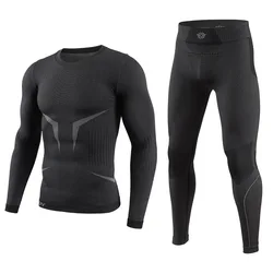 Winter Top Quality Thermo Cycling Clothing Men'S Thermal Underwear Sets Compression Training Male Clothin