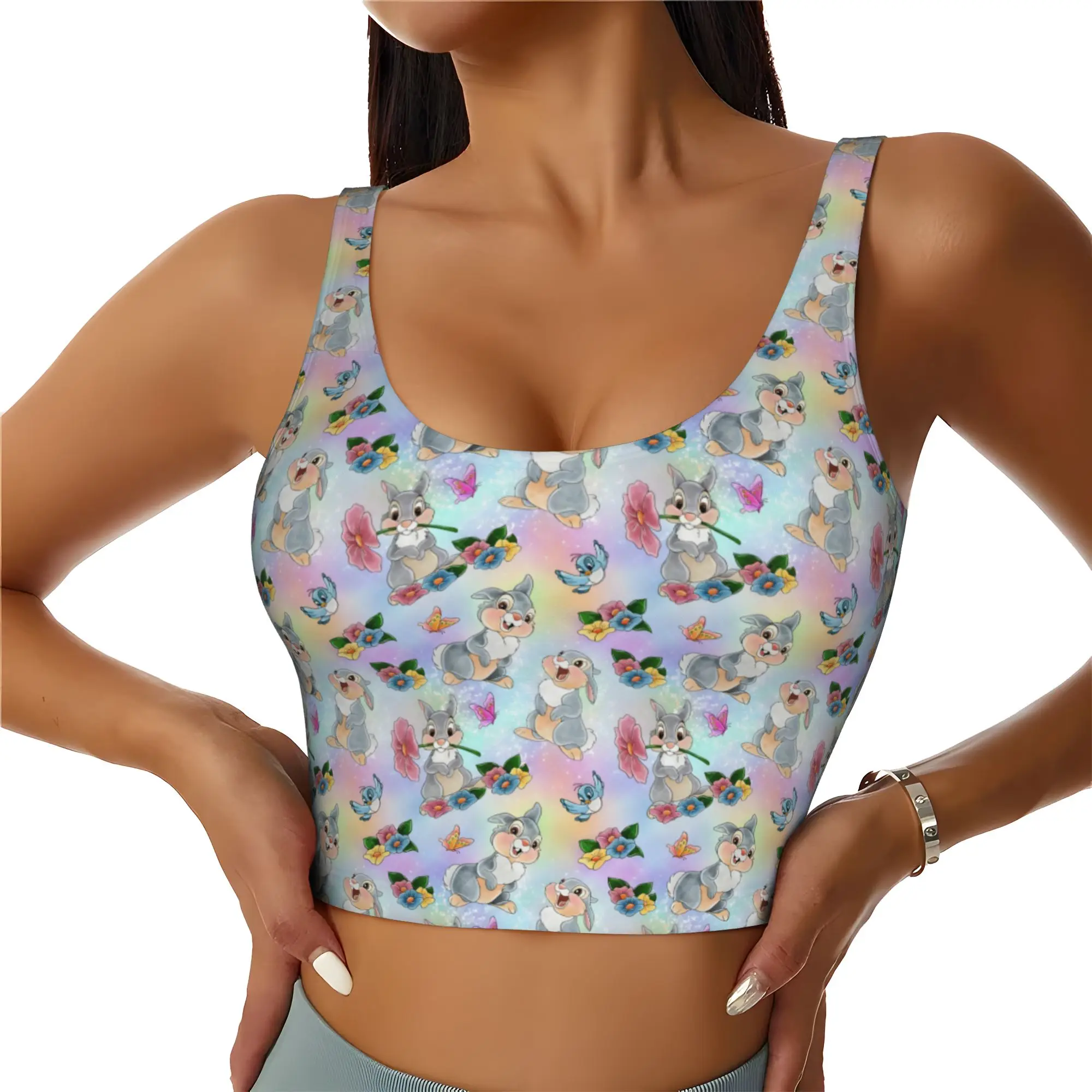 sutia-esportivo-feminino-personalizado-de-alto-impacto-b-bambies-anime-com-desenho-de-coelho-para-academia-treino-e-yoga-top-cropped