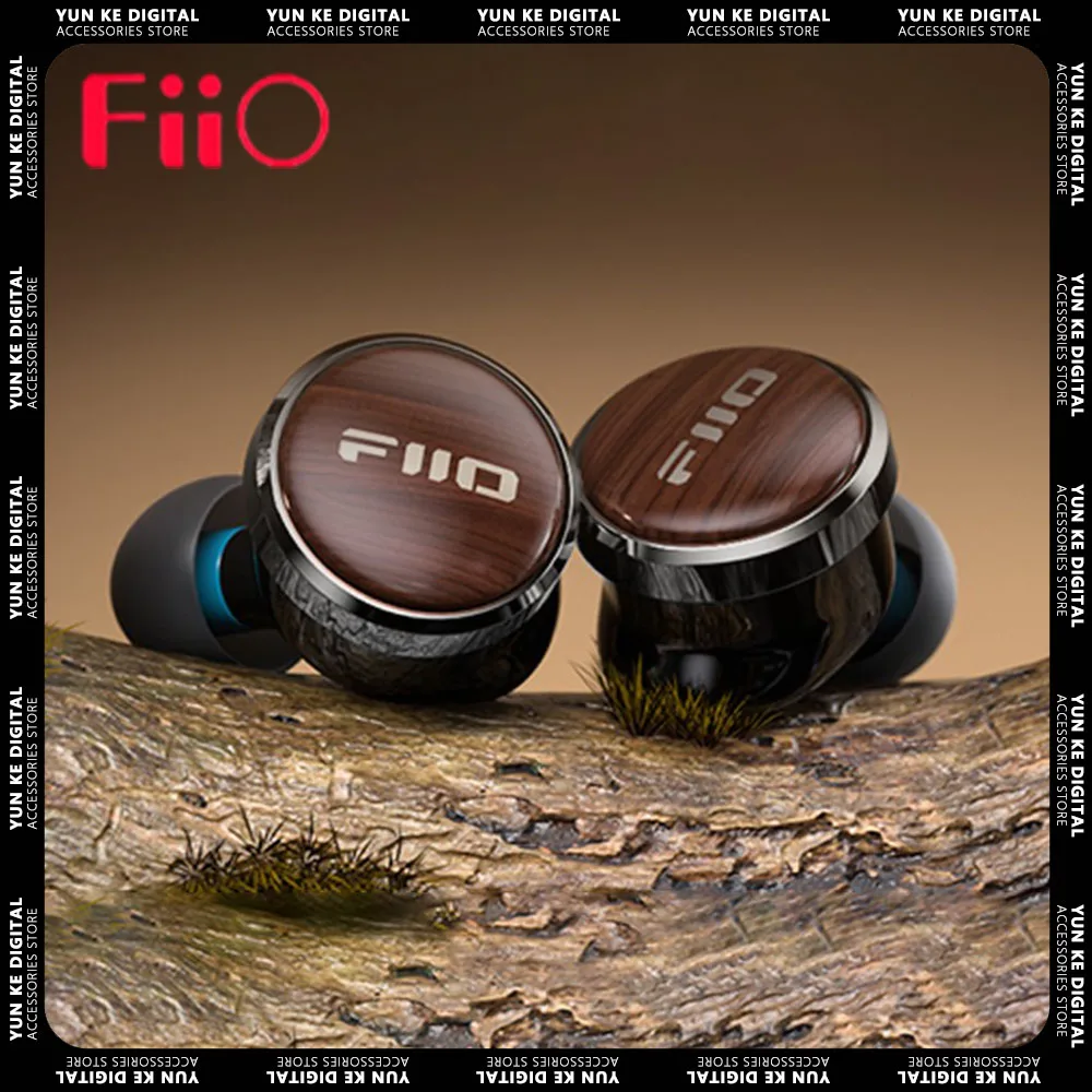 Fiio Fp3 Hifi Earphone 14.5mm Planar Diaphragm Driver In Ear Wood Faceplate 0.78mm Cable For For Audiophile Musician Gamer Gifts