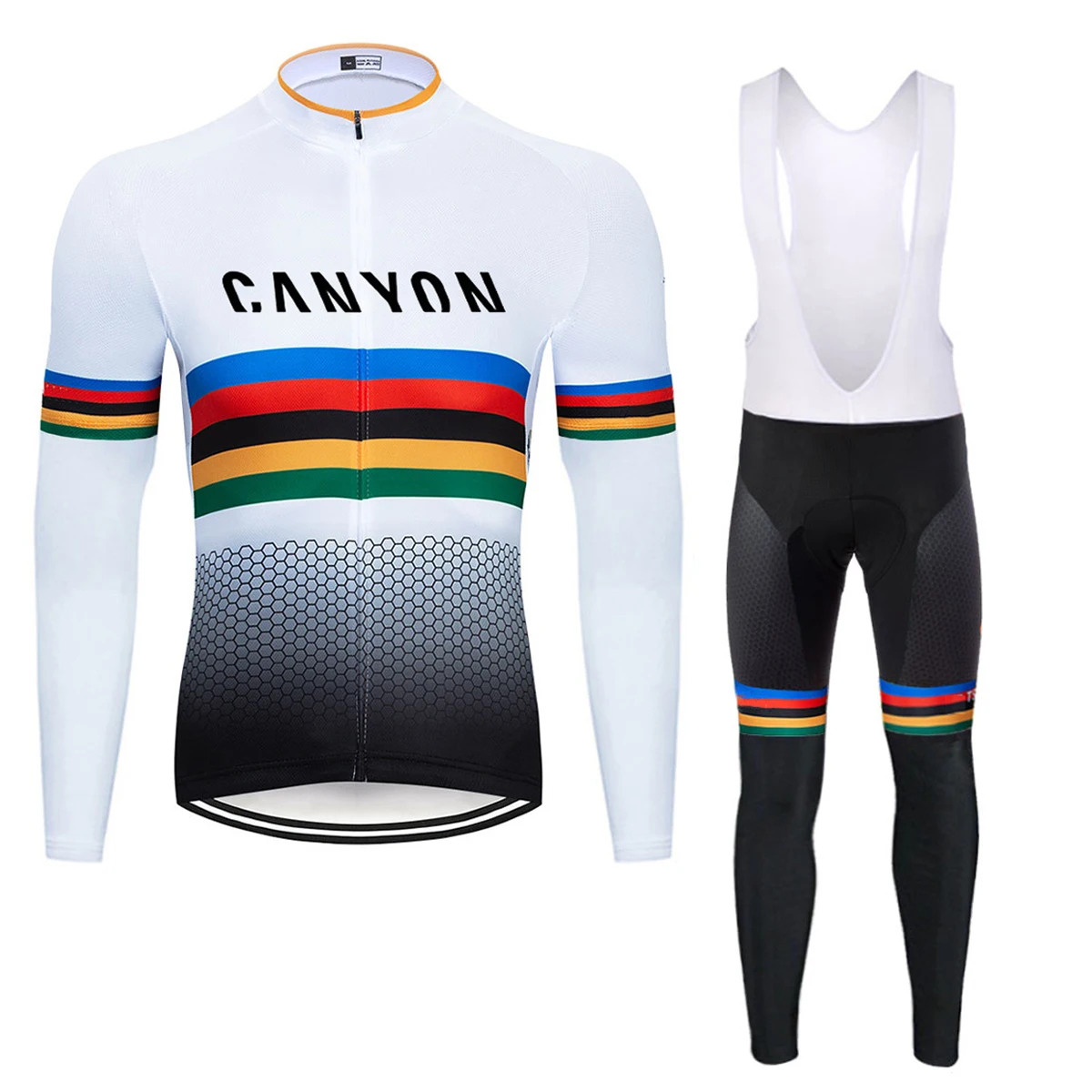 2025 Autumn Tour De CANYON Bike Sports Jersey Men Cycling Clothing Set Long Sleeve Jerseys Mtb Breathable Bicycle Wear