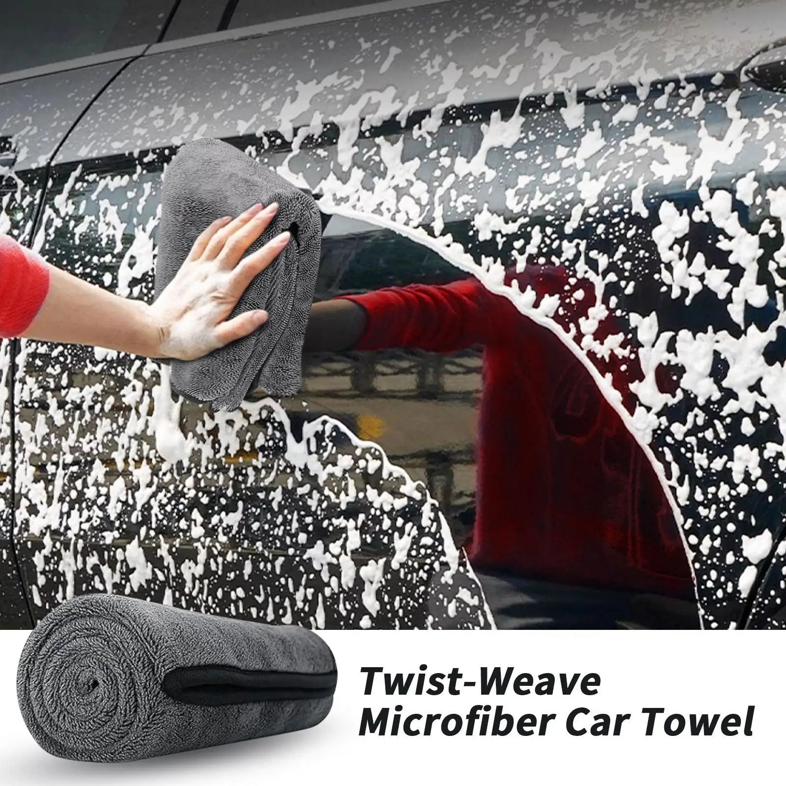 Car Drying Towel Microfiber Car Wash Towel Fast Drying Auto Cleaning Extra Soft Cloth High Water Absorption For Car Wash tools