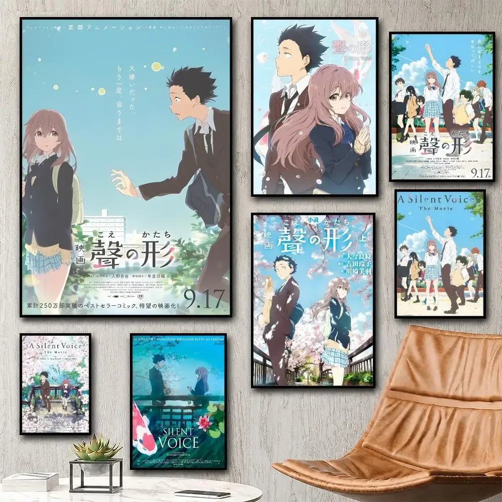 anime A Silent Voice Poster for Bedroom Dorm Room Home Decor Large Wall Picture Print