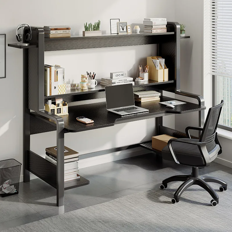 

Computer Desktop Home Desk Bookshelf Integrated Students Learn Simple Modern Bedroom Office Writing
