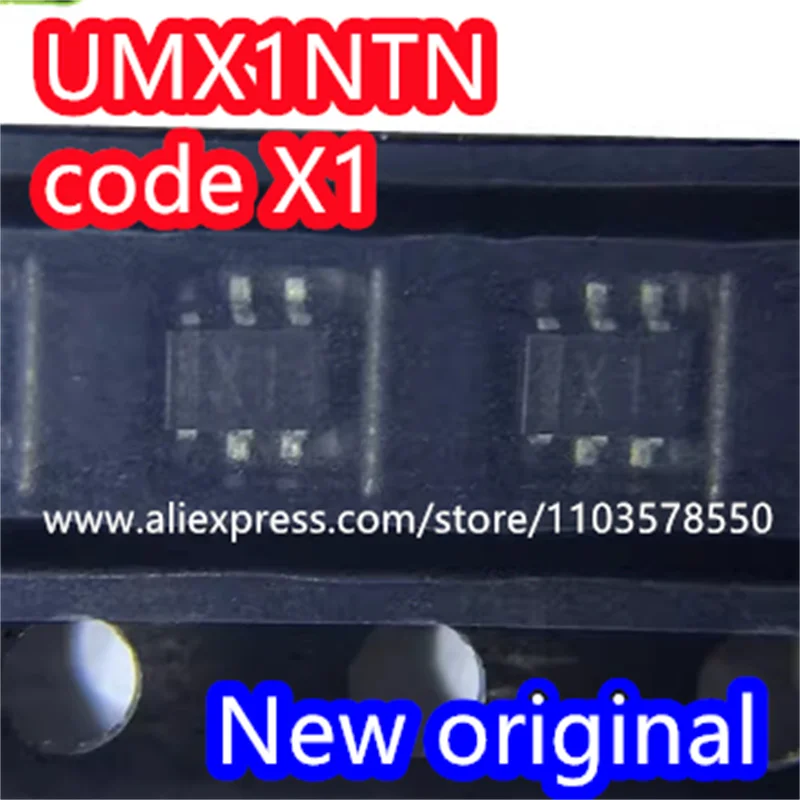 (50 pieces) UMX1NTN ignition tube X1 car transistor UMX1 SOT363 * 1 smd transistor new original