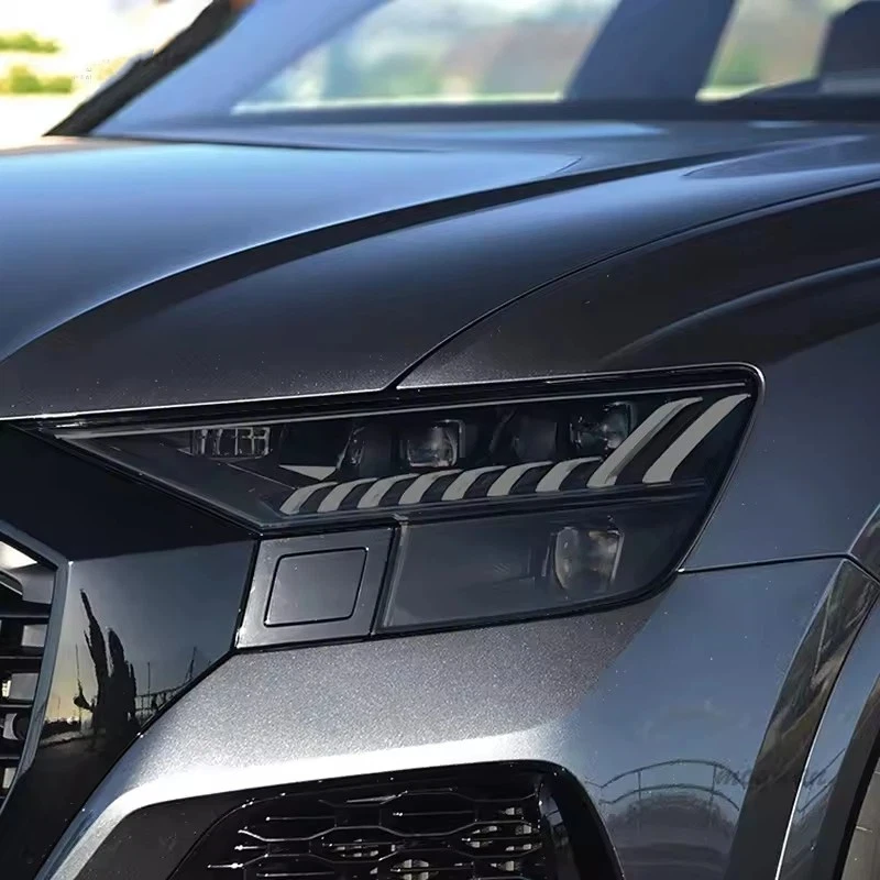 For Polestar 4 2024 2025 2026 Car Headlight TPU PPF Protective Film Transparent Smoke Black Pre-Cut Anti-Scratch Accessories