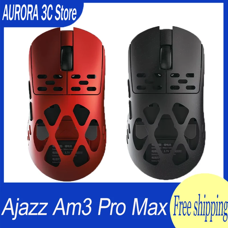 Ajazz Am3 Pro Max Mouse Three Mode Wireless Gaming Mouse Paw3950 Apex Sensor Magnesium Lightweight Custom Pc Gamer Accessories