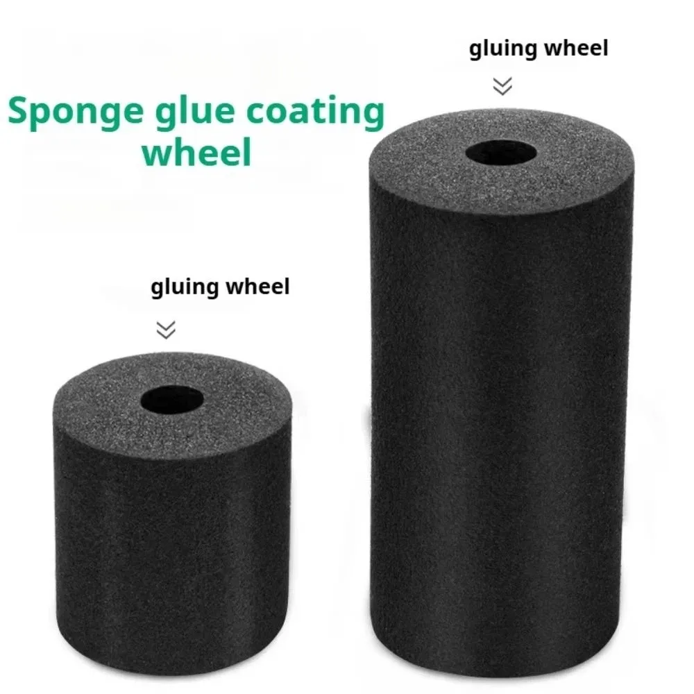 ABS Industrial Plastic Manual Glue Machine Foamed Rubber Wheel Aluminum Roller Core Drum-type Manual Gluing Machine 3in/6in