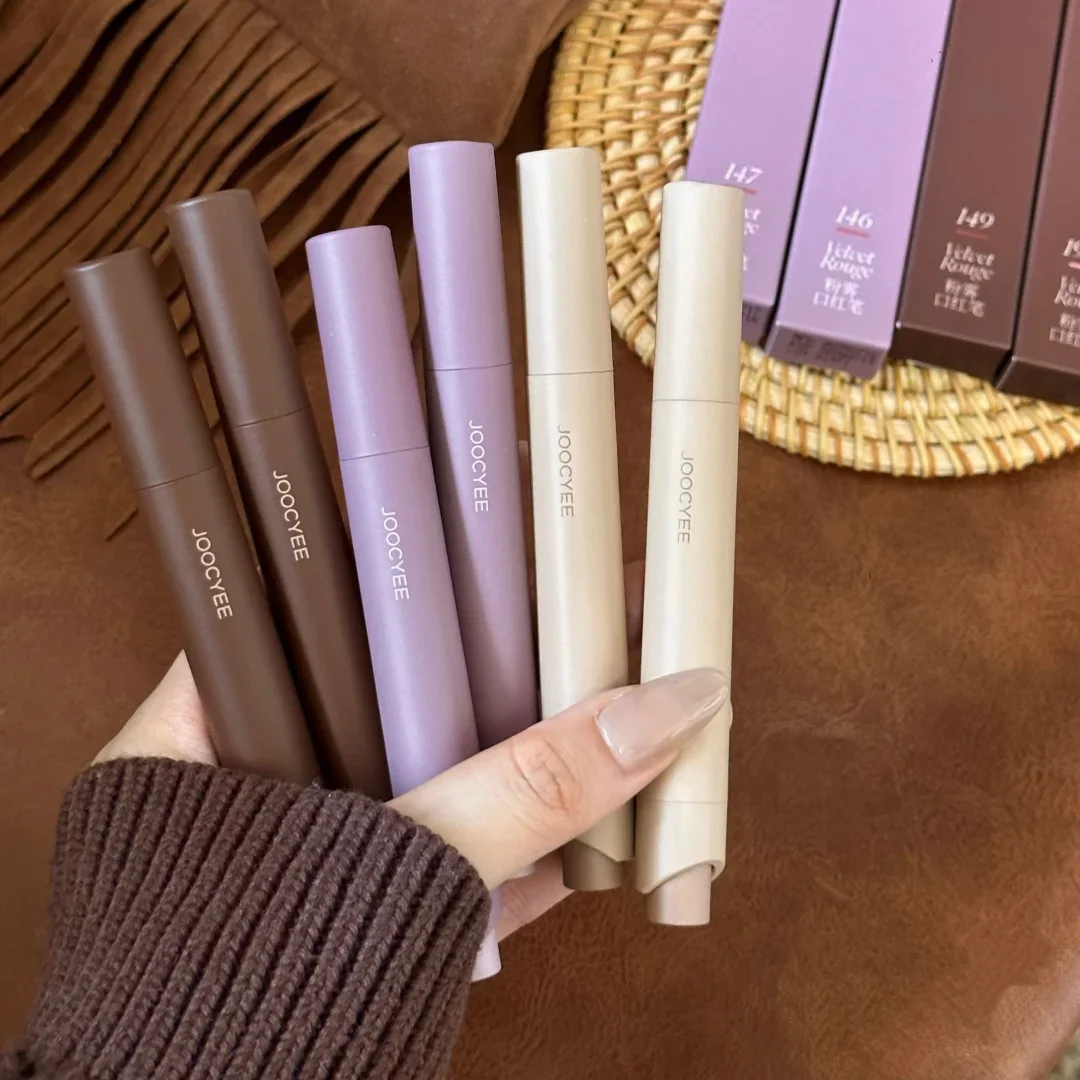 JOOCYEE Mist Velvet Lipstick Pen Matte Fashionable Long Lasting Lip Stick Korean Makeup Waterproof Lip Balm Lip Tints