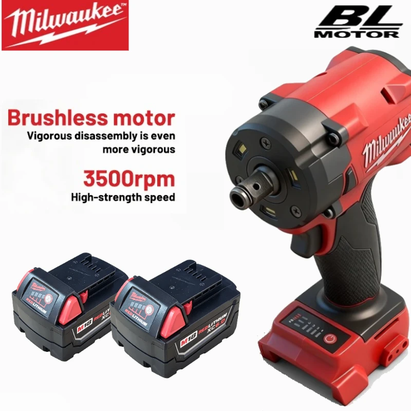 

FIW2F12 Milwaukee Original M18 18V Lithium Ion Battery - 12Ah 21700 15-Cells, Compatible Milwaukee Outdoor Power Tools