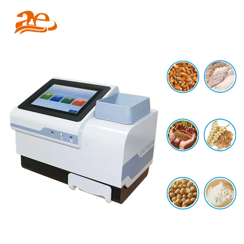Analizador infrarrojo cercano de grano de laboratorio AELAB, analizador Nir de proteína de humedad de arroz para alimentación de trigo integral