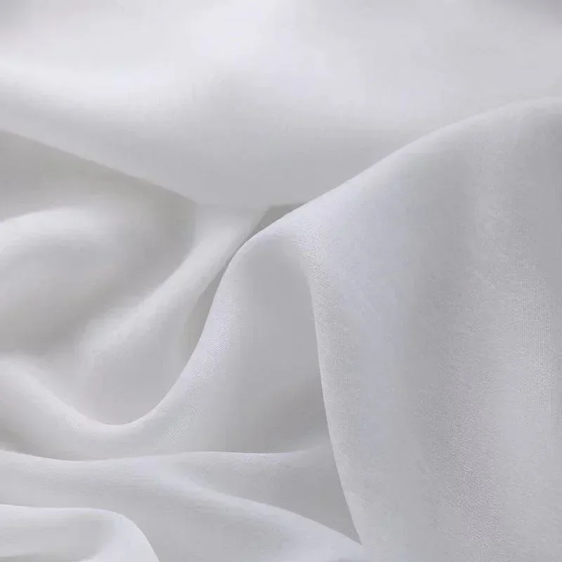 Tende trasparenti in Voile bianco morbido per la finestra del soggiorno tenda in Tulle di colore solido per la camera da letto tende da sposa decorazioni per la casa personalizza