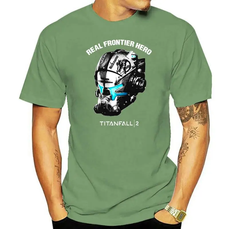 Titanfall 2 T-Shirt Customizable With Nickname On Pilot Helmet Unisex Men Women Tee Shirt