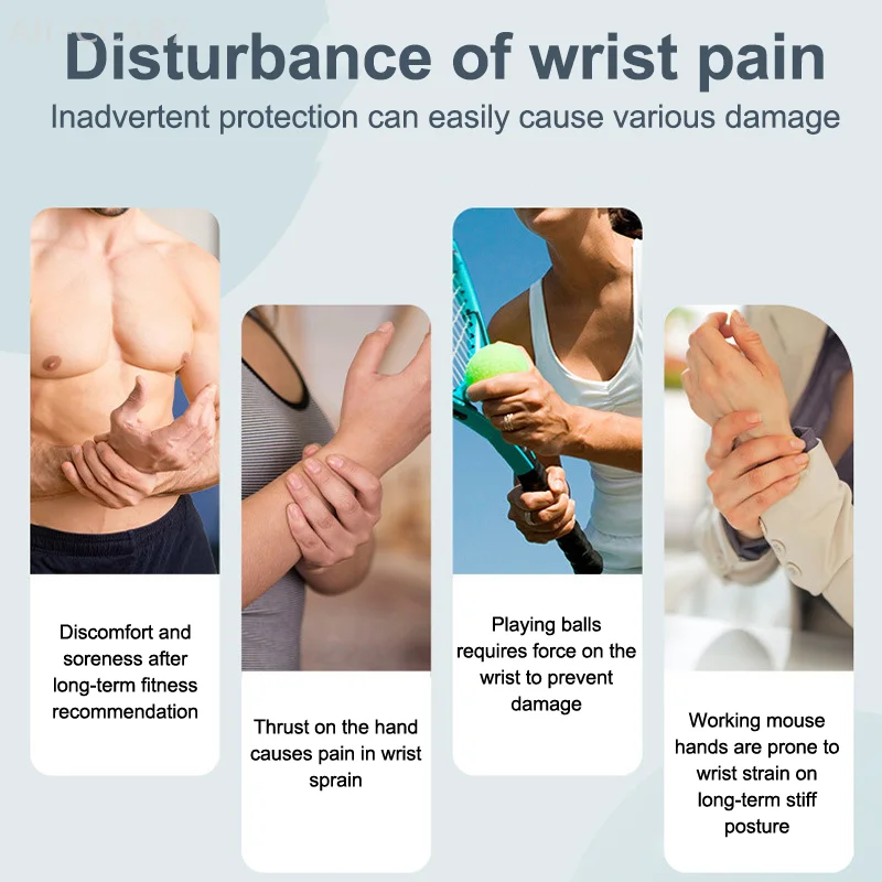 Muñequera, estuche para ligamentos, manguito antiesguince, corbata de mano, baloncesto, tenis, bádminton, entrenamiento deportivo, defensa de muñeca