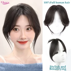 Hair Toppers 7x11cm Women Topper Hair Clip Natural Hair Wig 100% Human Hair  Breathable Clip In Hair Extension For Women