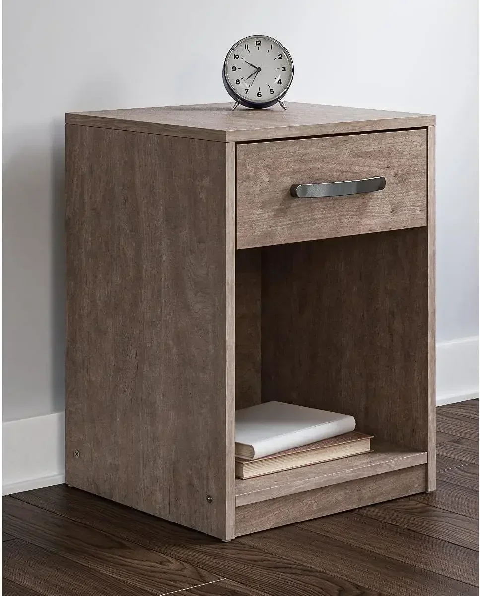 

Flannia Scandanavian 1 Drawer Night Stand, Vintage Gray