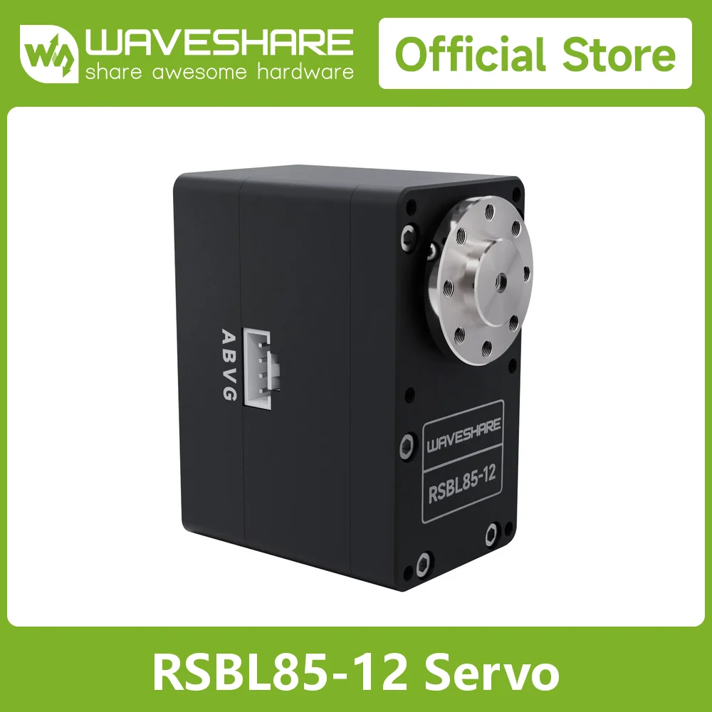 Waveshare 85kg.cm RSBL85-12 / RSBL85-24 Servo Motor, High Precision And Large Torque, With Programmable 360° Magnetic Encoder