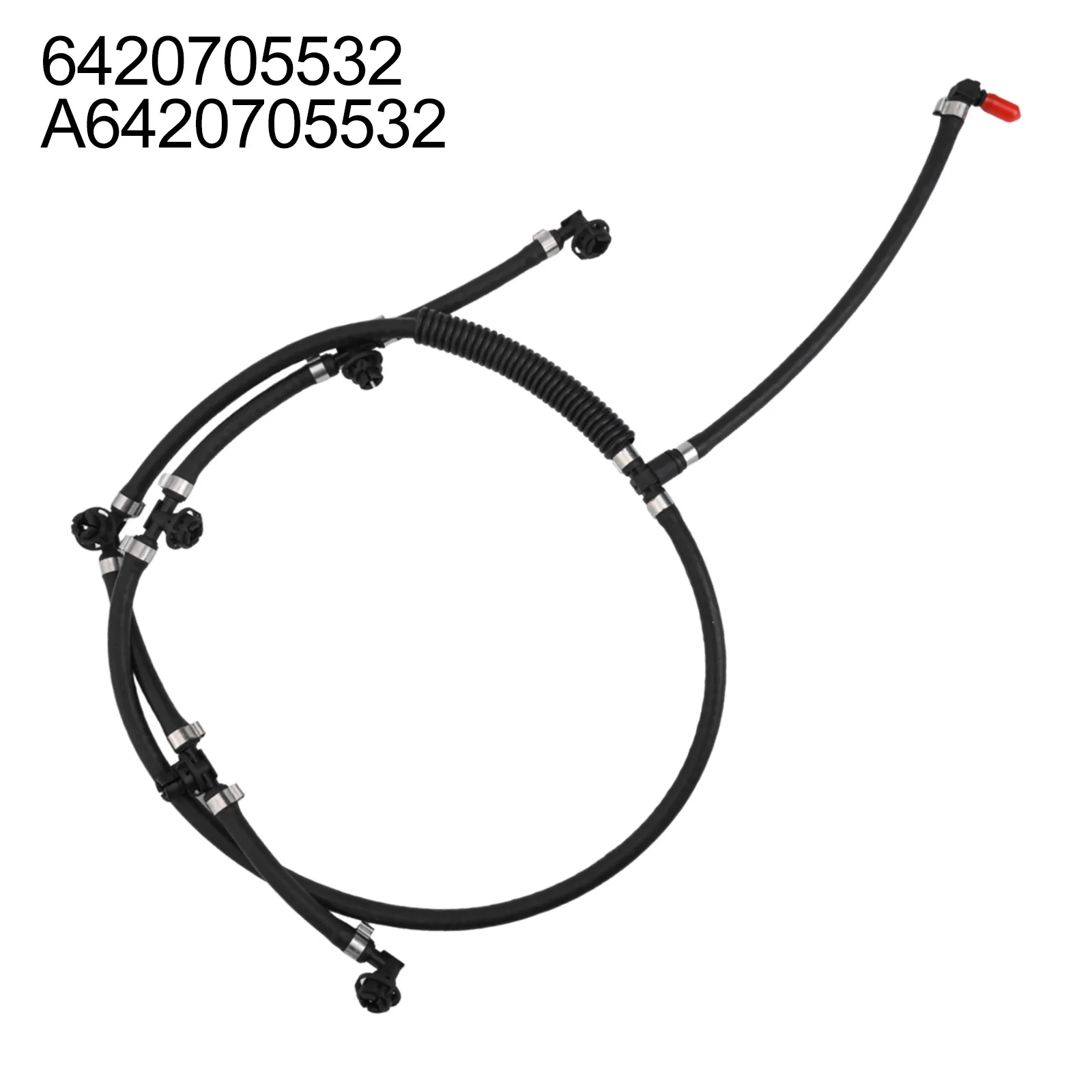 Fuel Injector Return Hose Pipe A6420705532 Auto Parts Black Car Accessories Plastic For Mercedes Seriees E G S