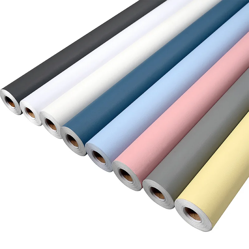 

Putty white solid color self-adhesive wallpaper thickened impermeable waterproof and moisture-proof student dormitory