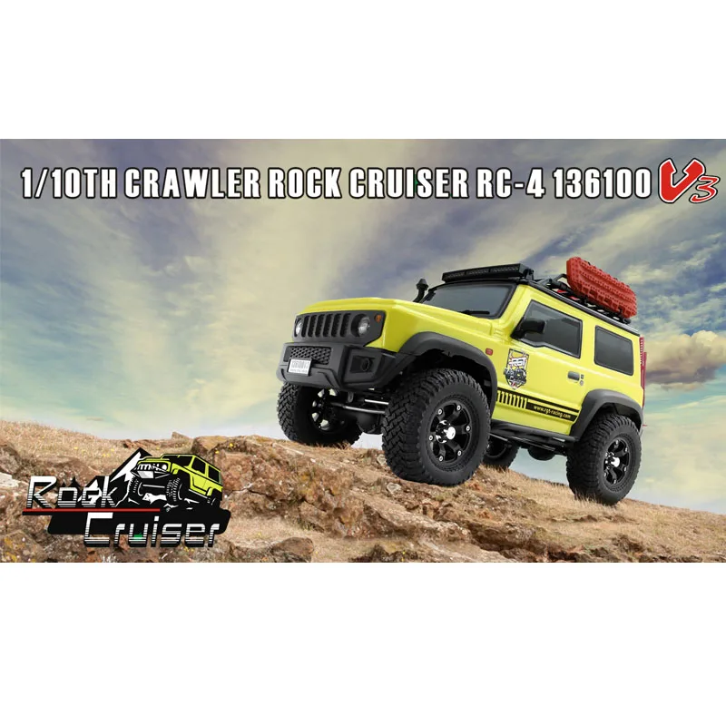 Samochód RC Rgt 1:10 4WD zdalnie sterowany terenowy crawler Rock Cruiser Rc-4 136100v3 4x4 wodoodporny elektryczny samochód zabawka dla dzieci