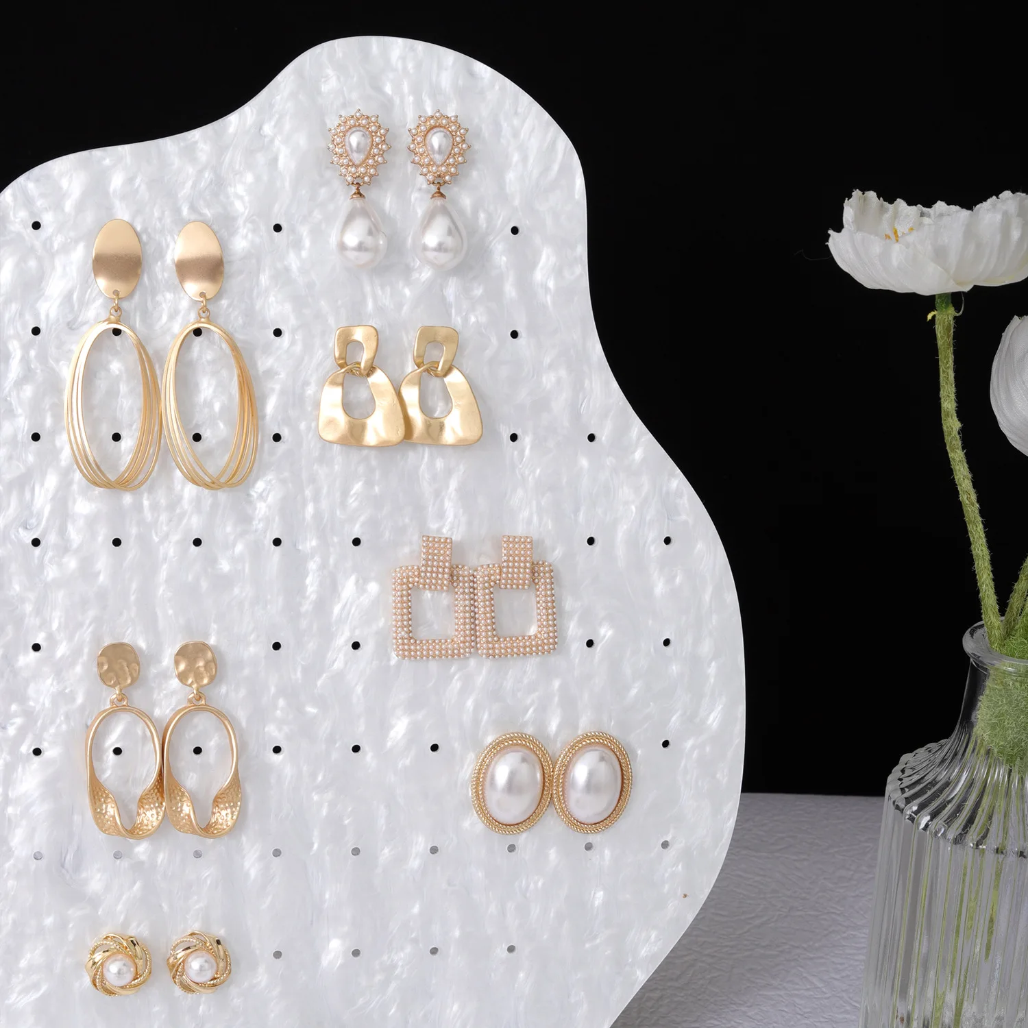 INS creative Jewelry Display Standphotography Propsgeometric Jewelry Rackphotography Shooting Background Props