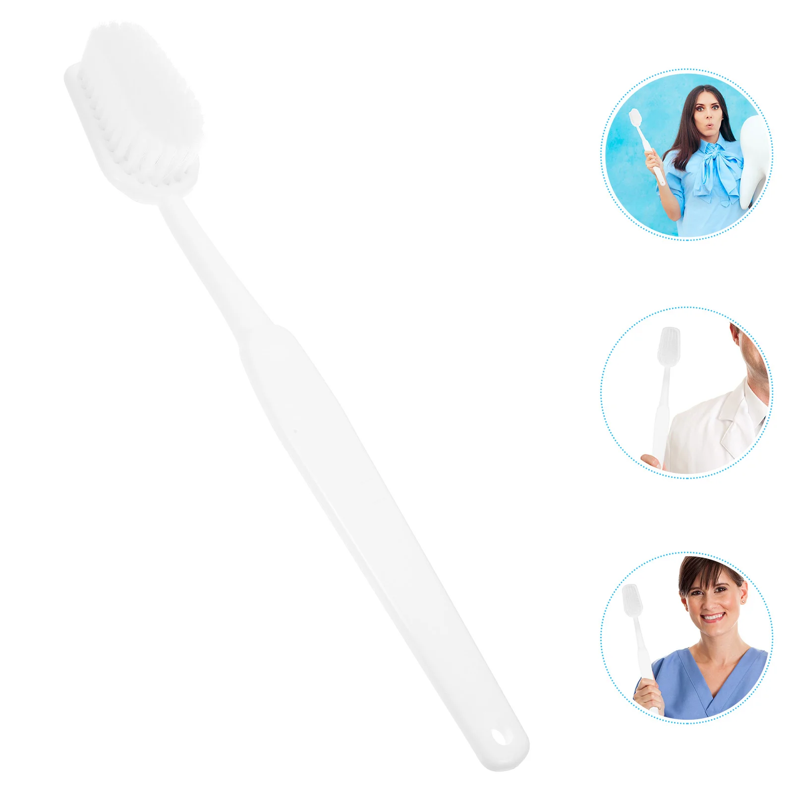 Giant Prop Large Toothbrush Adult Prank Party Supplies Automatic White Decoration Man