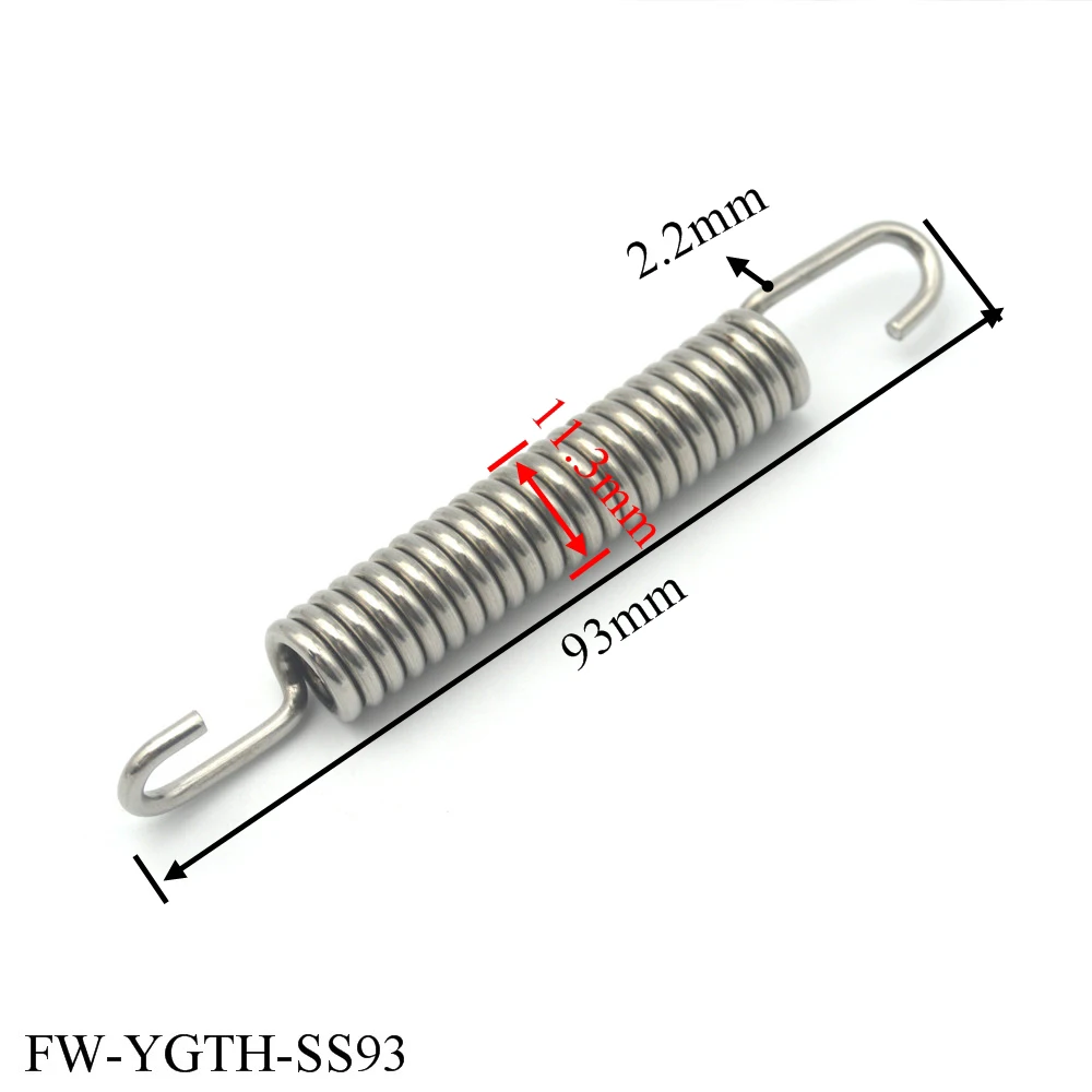 ذراع ممسحة السيارة التوتر الربيع الفولاذ المقاوم للصدأ منع الصدأ الزجاج الأمامي الروك الذراع ملحق سلك الربيع 2.2 مللي متر