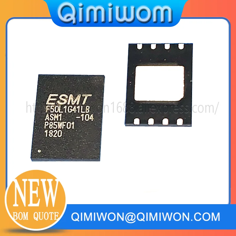 5-10pcs/lot F50L1G41LB-104YG2M F50L1G41LB ESMT WSON8 QFN IC CHIP