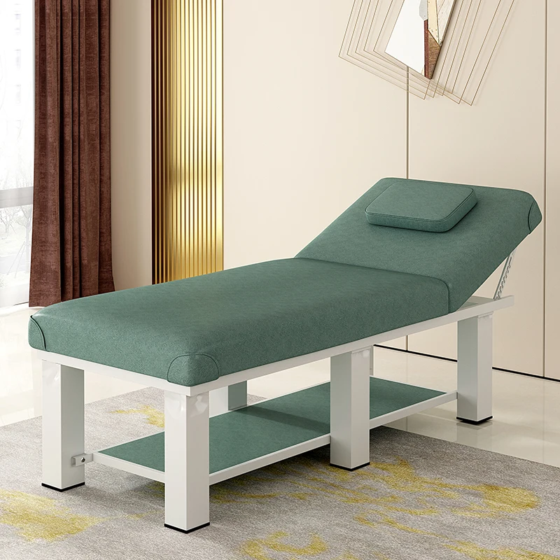 Mesa de masaje portátil para el baño, cama de masaje de fisioterapia cómoda, Pliant iluminado, muebles de belleza, RR50MB