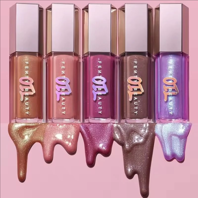 Natal venda quente fenty beleza varinha de contorno facial que apresenta contores faciais e hidrata duradoura batom conjunto de maquiagem