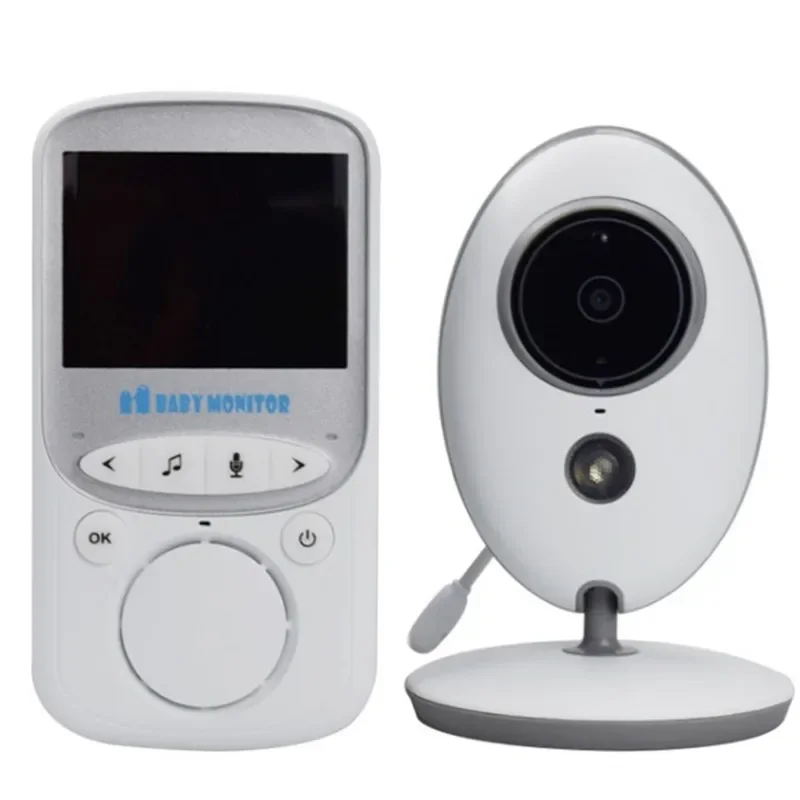 2,4-calowa bezprzewodowa niania wideo z dźwiękiem Kamera bezpieczeństwa dla niani nocnej Kamera monitorująca temperaturę Walkie Talkie