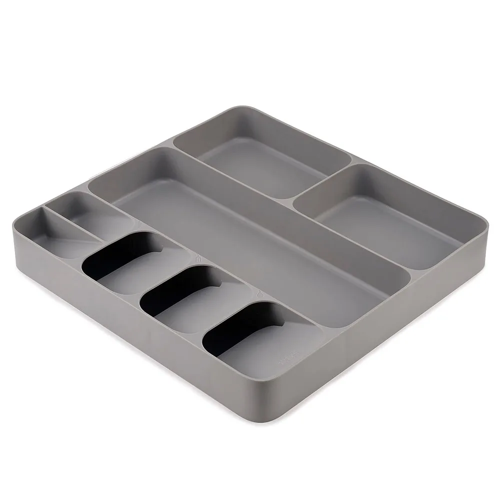 Drawer Store - Compact Cutlery Drawer Organizer Kitchen Drawer Organizer Tray for Silverware Cutlery Utensils and Gadgets