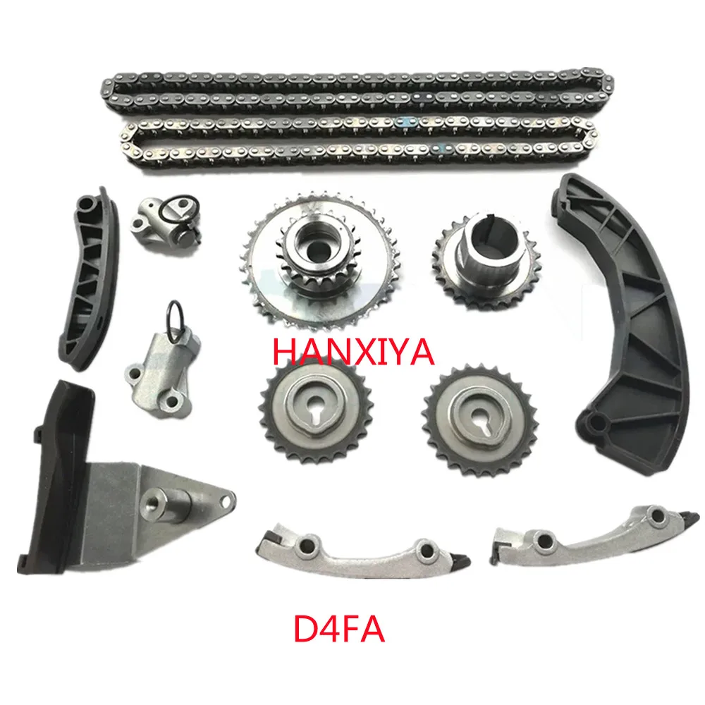 13PCS Timing Chain Kit Repair Kits 243512A001 243772A000 243862A000 244102A000 243612A001 For Kia CEED D4FA