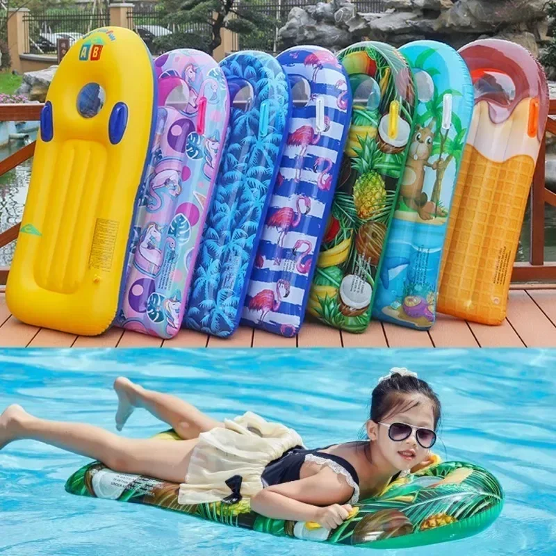 เปลญวนน้ําเด็กแหวนว่ายน้ําหลอดน้ํา Inflatable ของเล่นสําหรับเด็กว่ายน้ําวงกลมลอยสระว่ายน้ําอ่างอาบน้ําน้ําอุปกรณ์