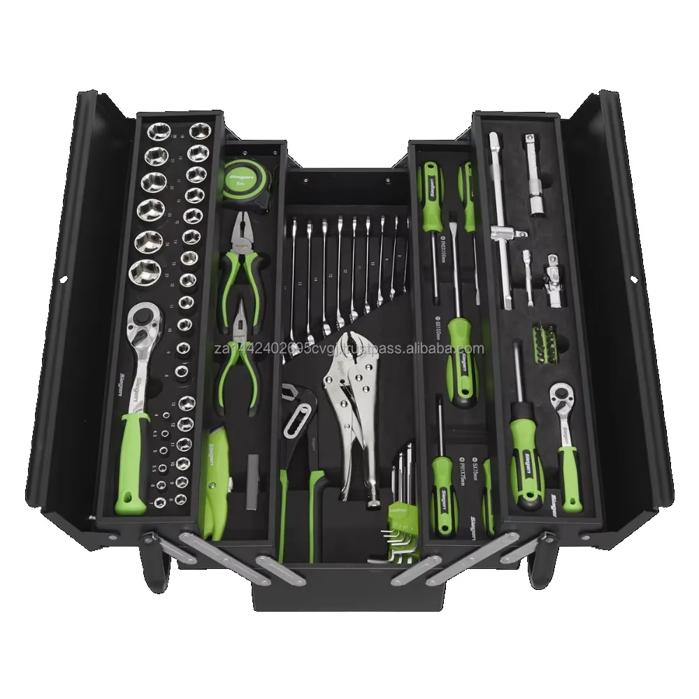 Green Kit 86pce Ratchet Wrench Screwdriver Set