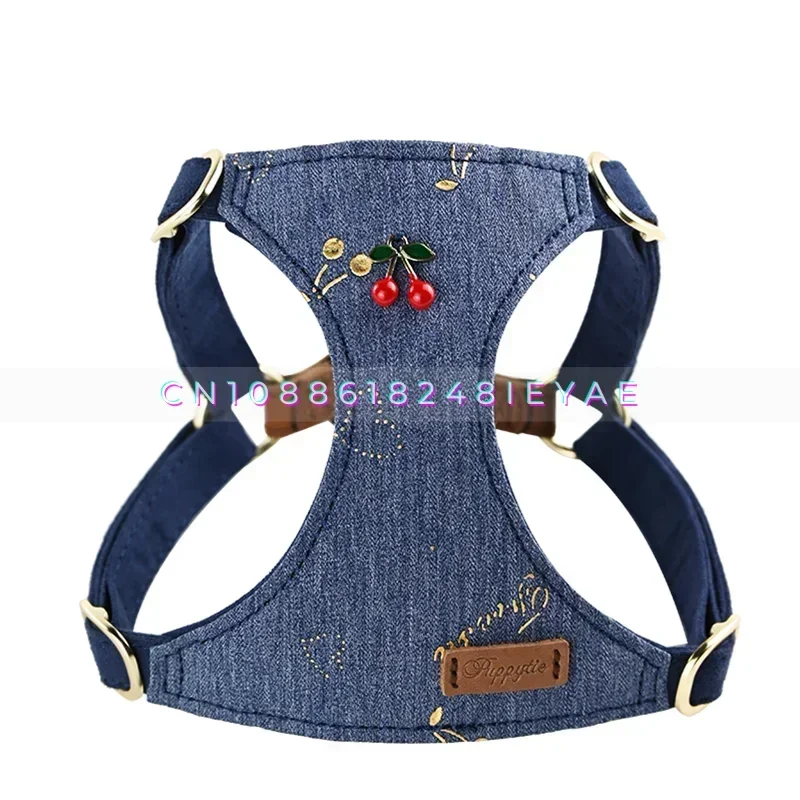 

Cherry Series Small Dog Harness with Leash Set Poodle Chihuahua Yorkshire Terrier Puppy Harness Dogs Accessoires Pet Leash