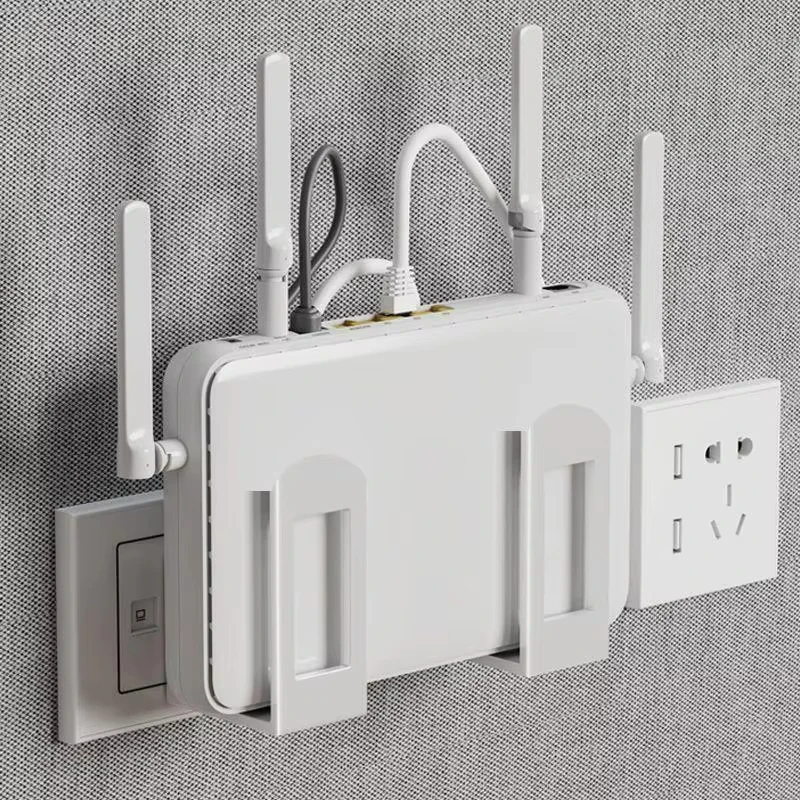 Punch-free Wall Mount Router Holder Storage Bracket Wifi Modem Organizer Box Wall Fixed Shelf For Set Top Box Equipment Supplies