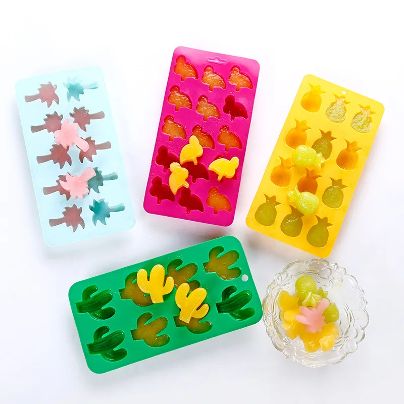 Creative Silicone Ice Cube, A Lovely Ice Mold Making Machine For Homemade Cold Drinks-A Flexible And Durable Material