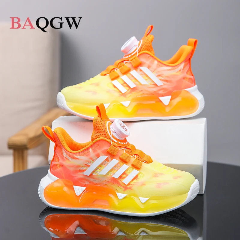 Easy Buckle Baby Boys Girls Sneakers 2023 Spring New Light Children Kid Sport Shoes Toddler Casual Breathable Running Trainers