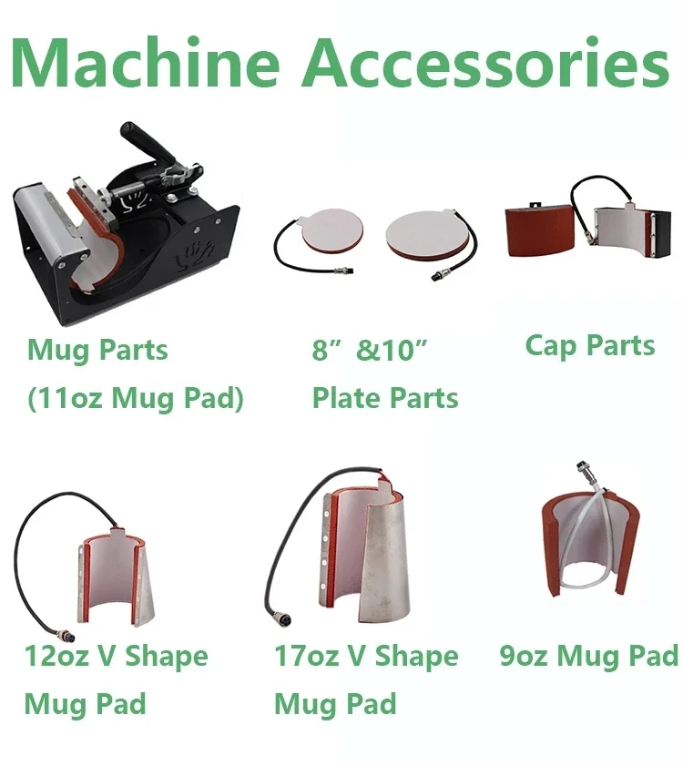 

Combo7 in 1 Heat Press Machine Multifunctional Sublimation Machine